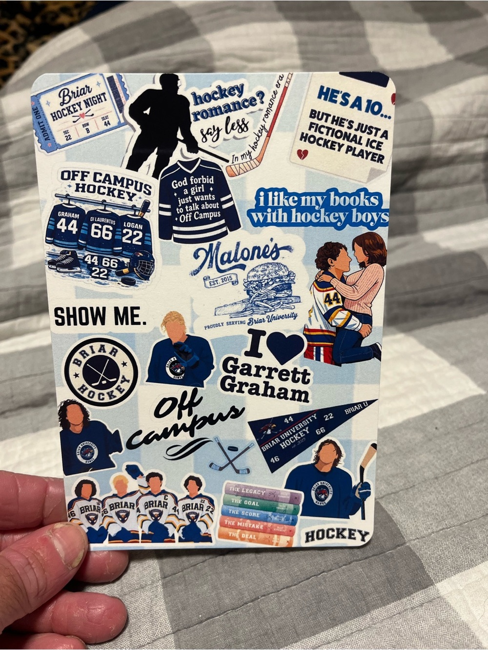 Off Campus Hockey Kindle Insert